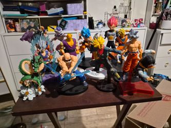 Various Dragonball Statues