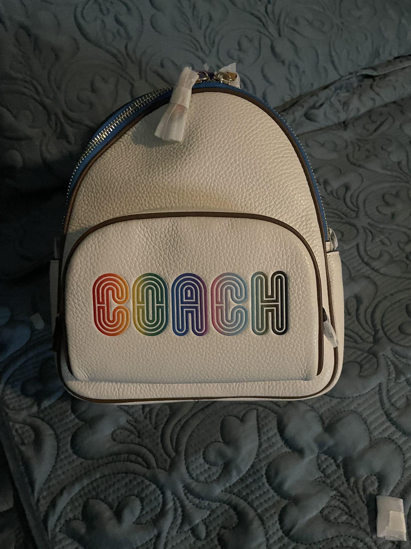 Pride Leather Coach Backpack ( New With Tags)
