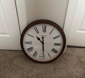 Vintage musical wall clock