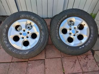 5 Lug Aluminum Rims 5x5 Size 18"