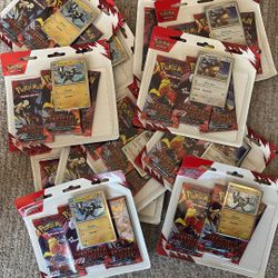 Pokemon Destined Rivals 3 Pack Bundle Sealed Brand New 