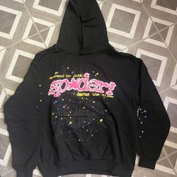Spider Worldwide Hoodie “Black & Pink”