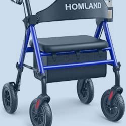 New in box foldable rotator walker