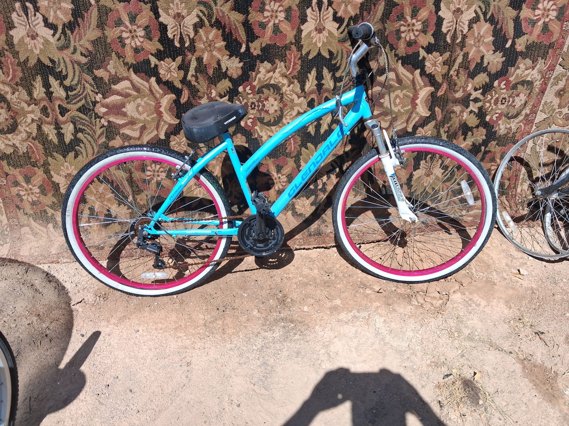 Girls bike needs a bolt in the seat and has a broken brake lever