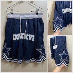 Mitchell & Ness x Just Don Dallas Cowboys Gold Rush Championship Shorts Size Medium Made In The USA