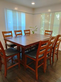 Counter Height Dining Set For 8 persons