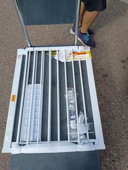 White Metal Baby Safety Gate