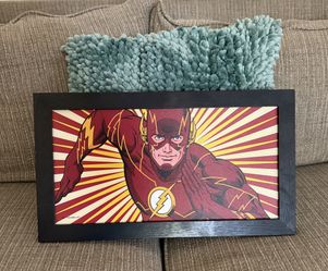 The Flash Framed Canvas Art – DC Comics, Ready to Hang