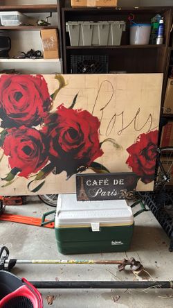 Large 3’x4.5’ Canvas Painting Paris 