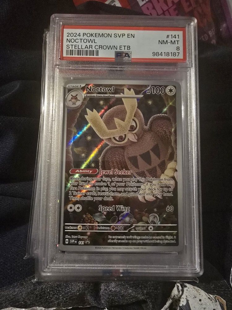 PSA 8 Noctowl #141 Stellar Crown