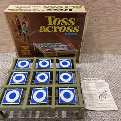 Vintage 1969 Toss Across Game, Box, Instructions