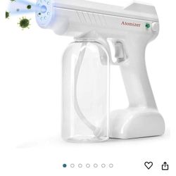 Steam Gun, Handheld Rechargeable Nano Atomizer 27oz Large Capacity ULV Electric Sprayer Nozzle Adjustable Fogger for Home, Office, School or Garden