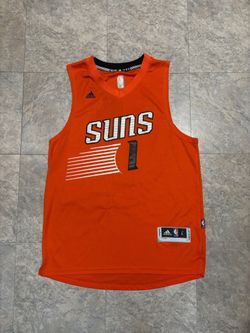 Phoenix Suns Devin Booker #1 Adidas Orange NBA Basketball Jersey 