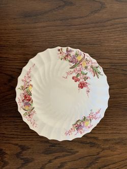 Spode Fairy Dell 8 Inch Floral Salad Plate