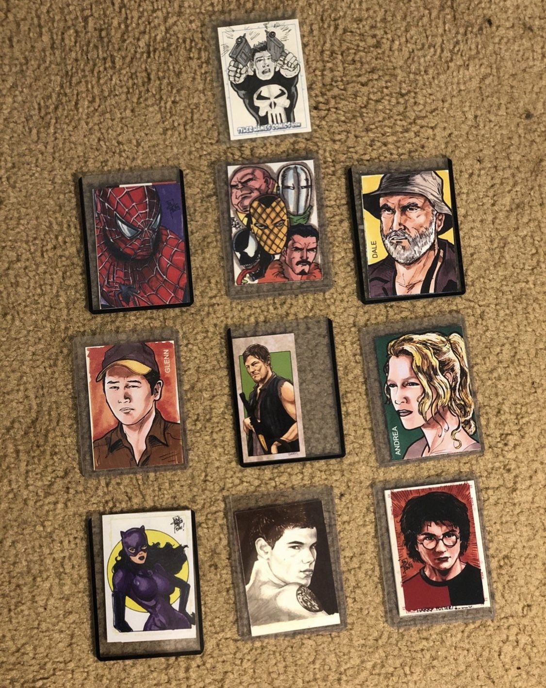 Brian Kong Limited Signed Sketch Cards
