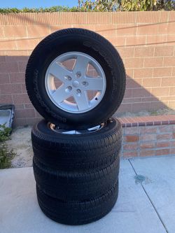 Tires Used Good Year Wrangler Tires Only