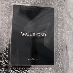 Beautiful Waterford Crystal Photo Frame