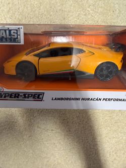 Metals diecast Lamborghini huracan performance yellow hyper spec. Sealed box