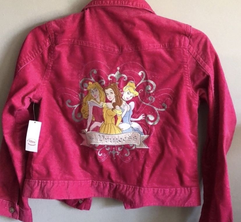 Girls Disney Corduroy Pink Jacket