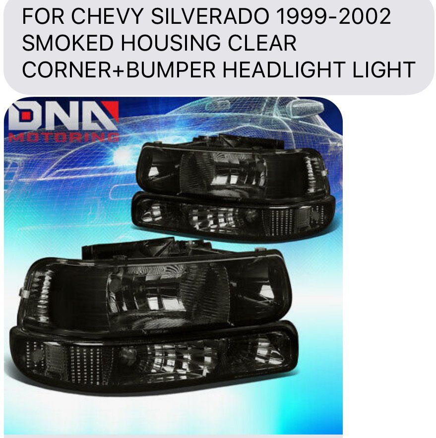 Silverado pk 99-02 new smoke headlights