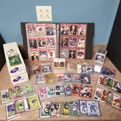 Football card Collection 80s 90s with pack fresh sets stars rookies inserts NM mt