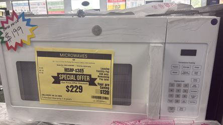 1.6 cu. ft. Over-the-Range Microwave in White