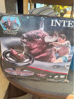 nflatable Bull Ride-on Lake/pool Float Toy