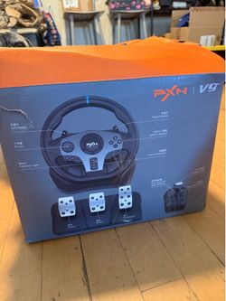 PXN V9 gaming steering wheel For PlayStation, Xbox, Pc Switch…etc