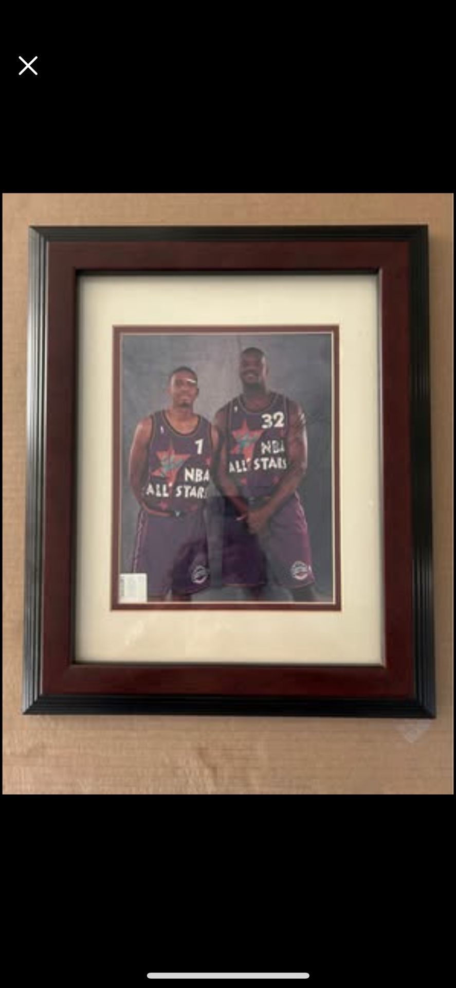NBA Certified All Star Picture. “Shaq & Penny” With Autographs. “MINT”