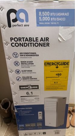 Perfect Aire 8500 BTU Portable Air Conditioner