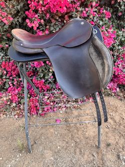Ortho Flex Cut Back 16" English Saddle