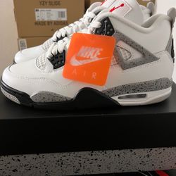 Jordan 4 White Cement 