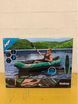 Bestway Hydro-Force Ventura Elite X1 Inflatable Kayak Set (9'2" x 34") | Fits 1 Person