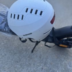 MT-Sport Inc. electric Scooter with lighted helmet