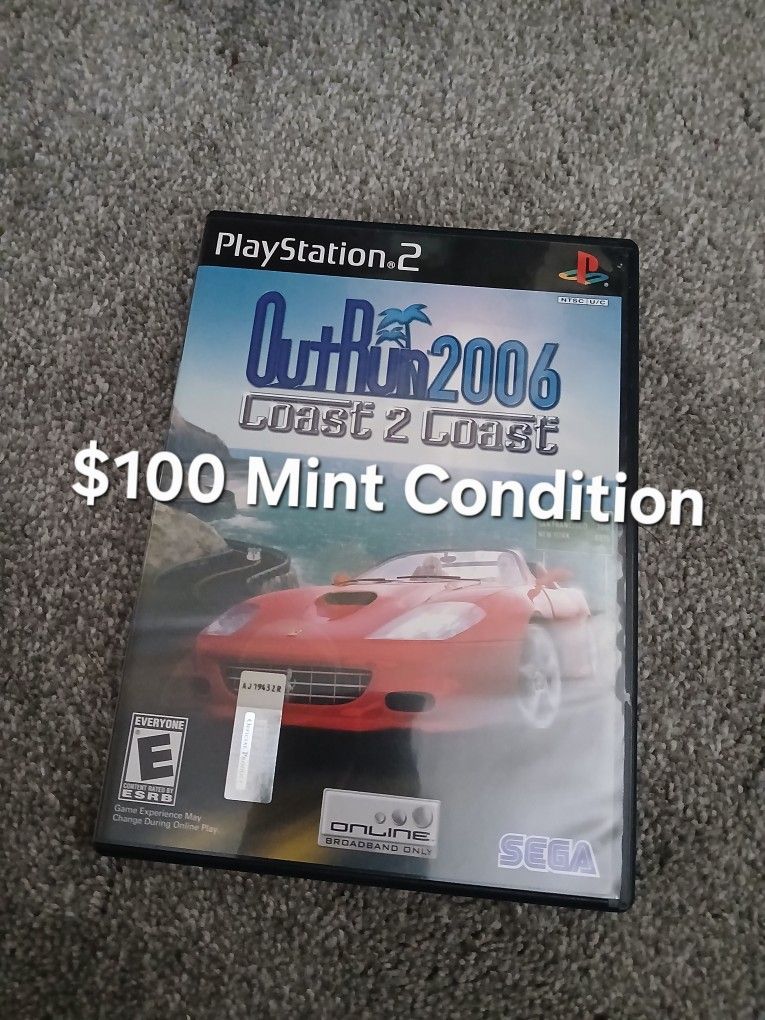 Ps2 OUTRUN COAST 2 COAST 2006 (MINT) $100