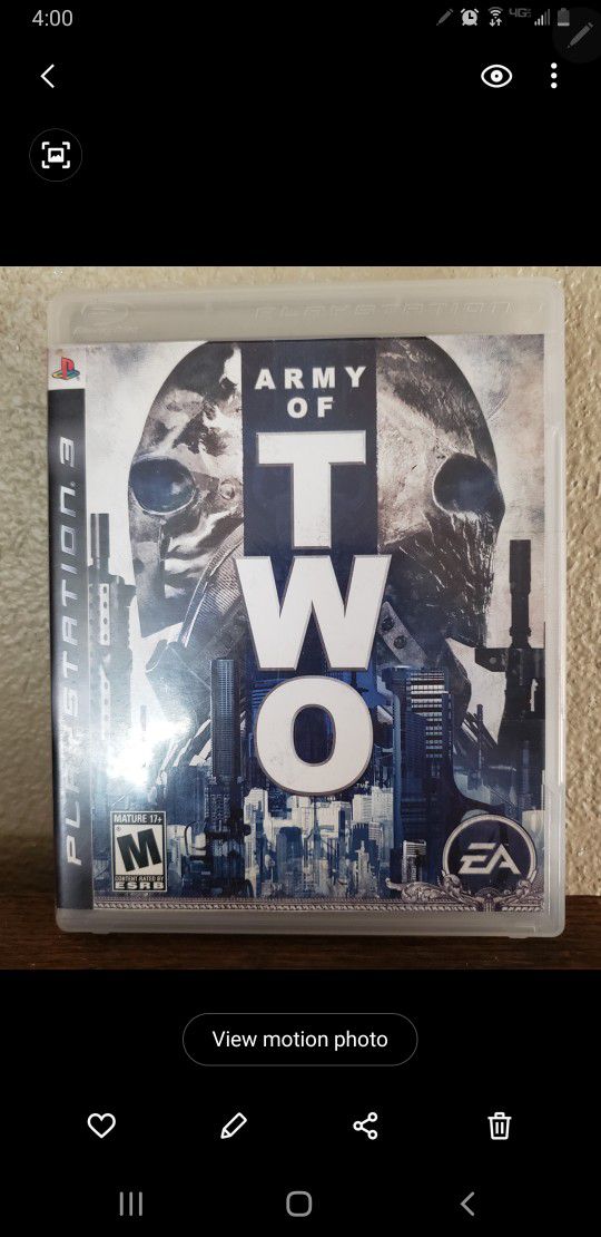 PS3 Army Of TWO