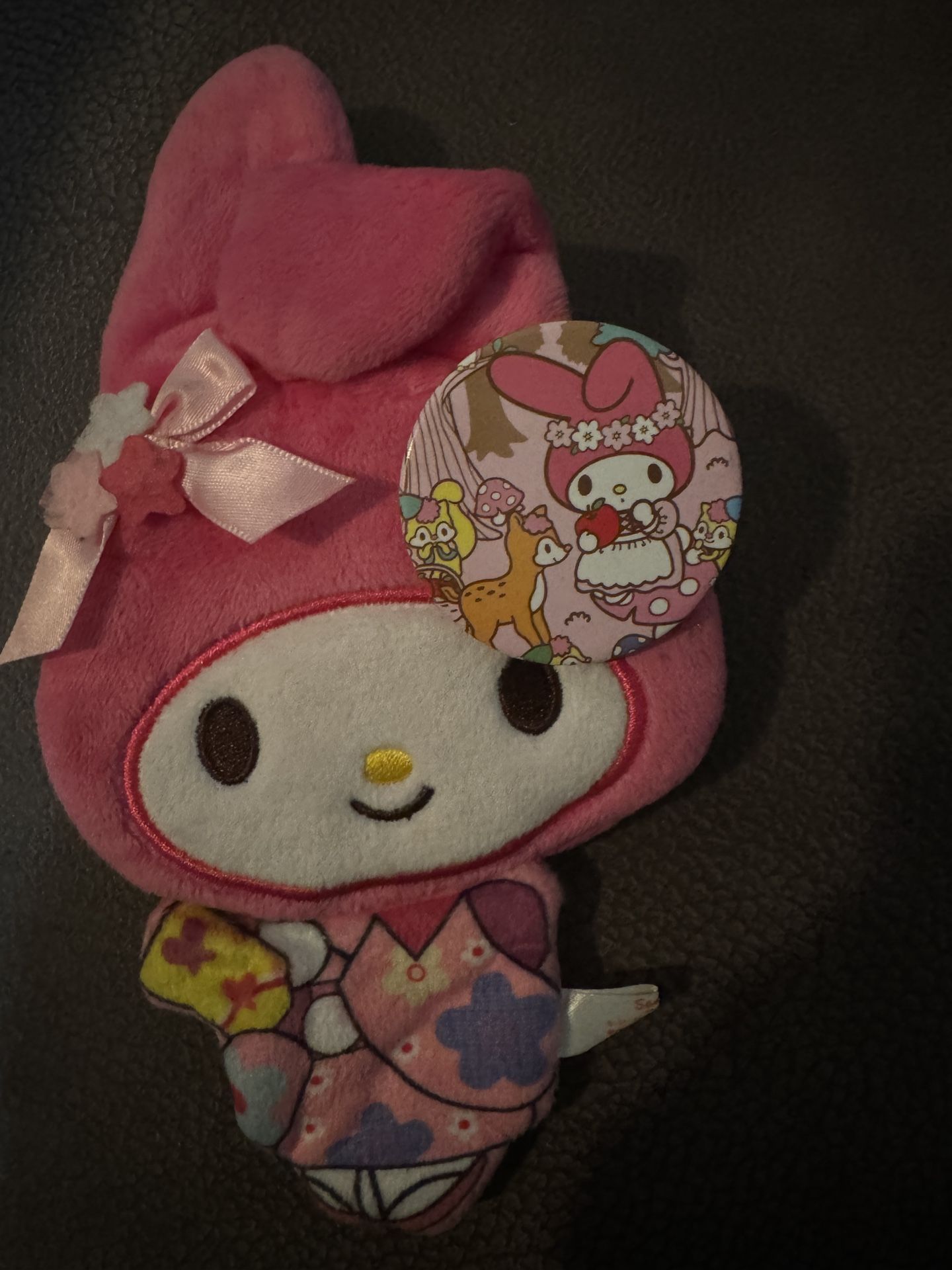 My Melody Kimono Clip-On Mascot plush Coins
