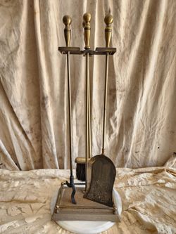 Brass Fireplace Tools