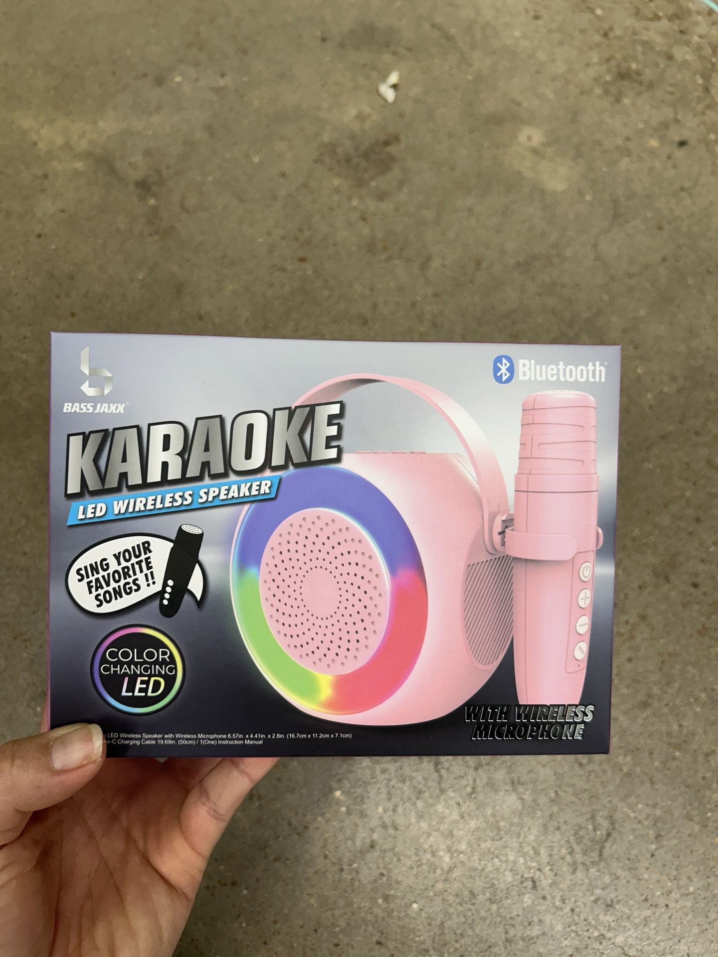 NWT Karaoke LED wireless speaker
