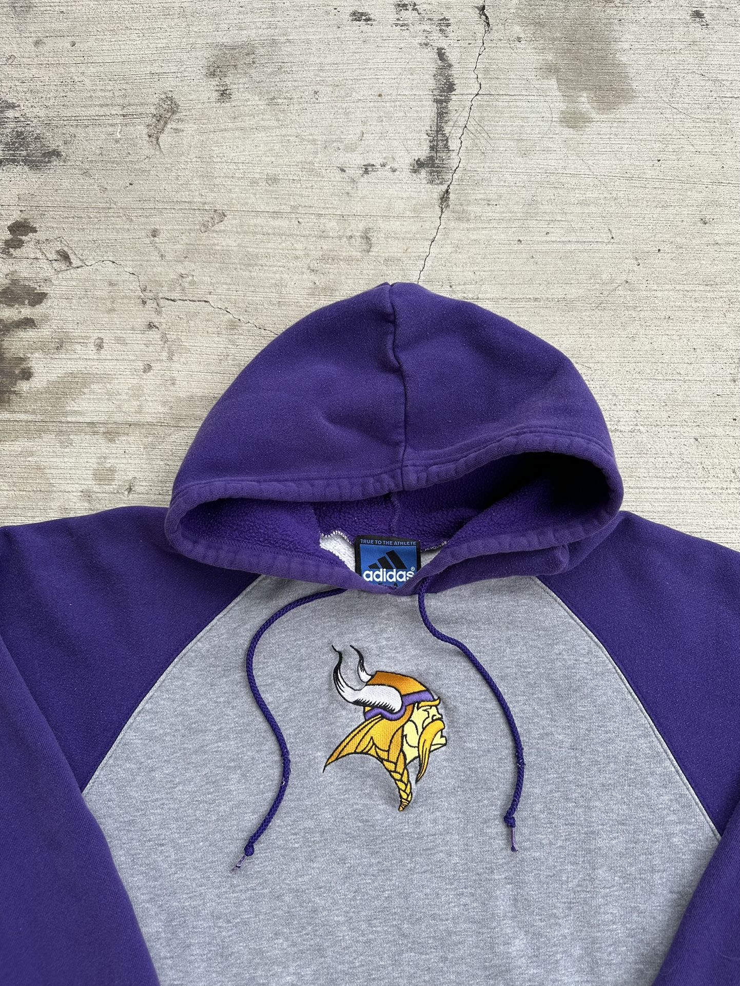 Vintage Minnesota Vikings NFL Football Adidas 00s Y2K Pullover Hoodie  Purple Grey Yellow Skol for Sale in Beaverton, OR - OfferUp