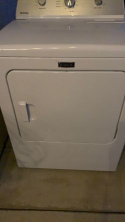 Maytag White Electric Dryer