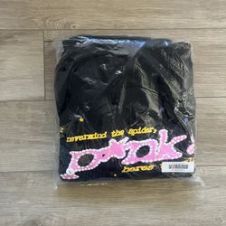 Black V1 Sp5der Hoodie Large