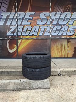 PAIR OF 225/40/18 MICHELIN PILOT SPORT ALL SEASON