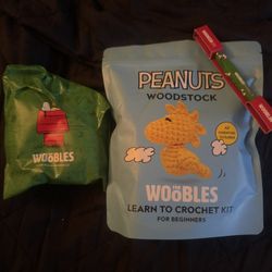 Woobles Crochet Kits Woodstock and Outfit