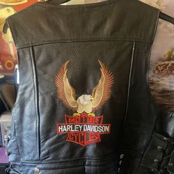 Harley Leather  Vest Classic Hardly Vest 
