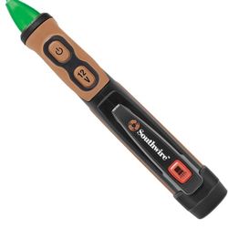 Southwire 40150N Advanced AC Non Contact Voltage Tester Pen; Dual Range 12-1000VAC/100-1000VAC; Non Contact Voltage Detector with LED Flashlight; 6' d