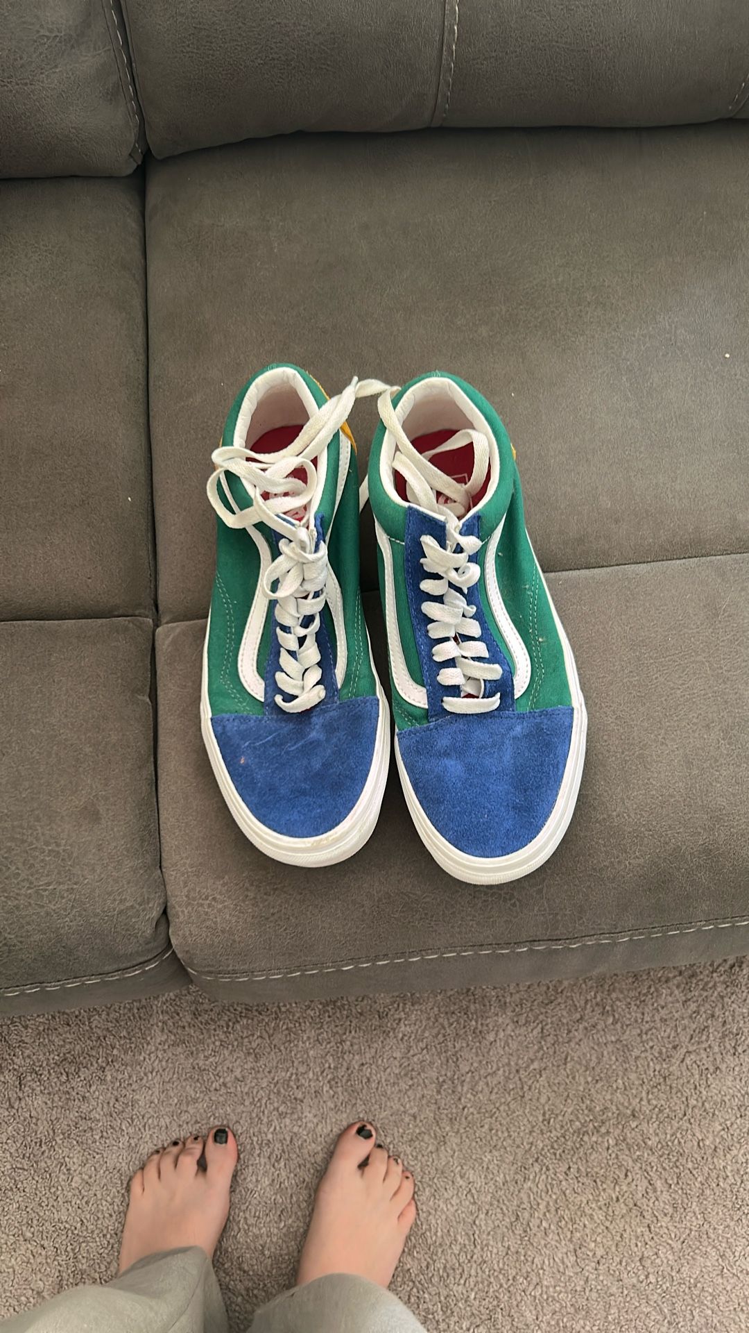 Color block vans