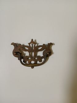 Vintage Chippendale or style brass pull
