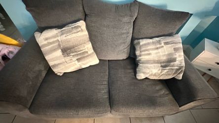 Grey couches