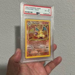 Pokémon 1999 Charizard -HOLO PSA 6 Base Set 